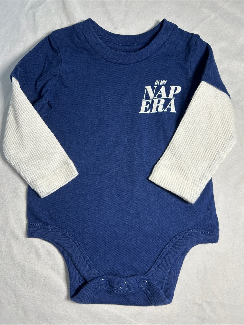 Okie Dokie Baby Long-Sleeve Onesie “In My Nap Era”
